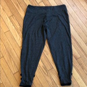 Victoria’s Secret leggings with cross-cross detail